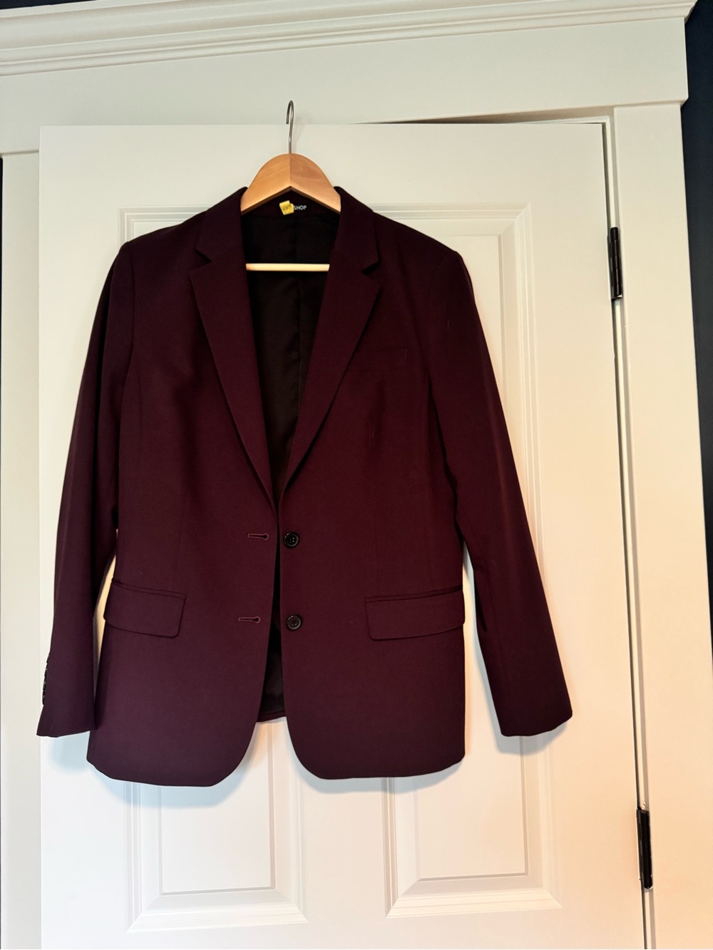 Women's Burgundy Suit Jacket